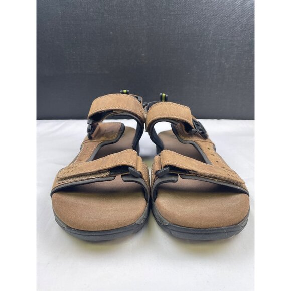 Dunham Men\'s Brown Leather Strap Sandals/Shoes Size 11D SKU 4040 main image 4